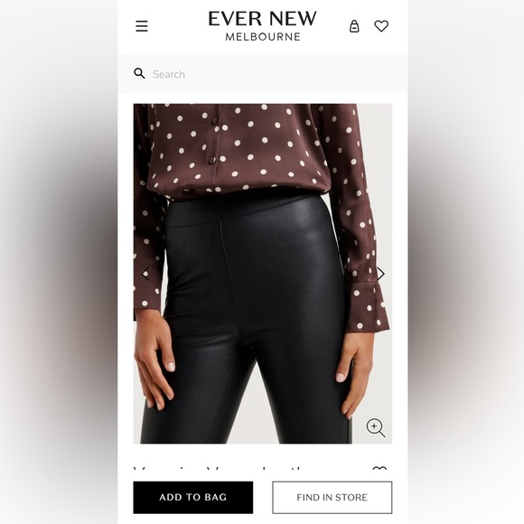 Ever New (Forever New) Veronica Vegan Leather Leggings - Picture 4 of 14